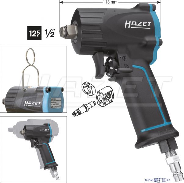 Hazet pneumatski pištolj odvijač za točkove 9012M - masineialati.ba -  Profesionalni i hobi alati i mašine