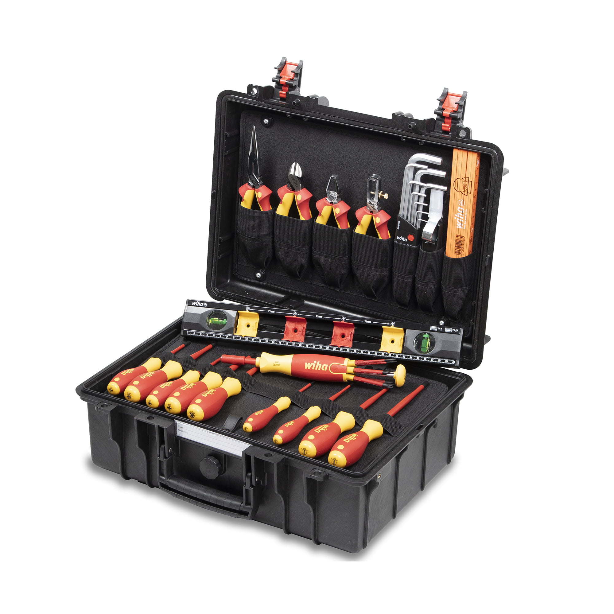 Wiha transportni kofer sa komplet 34-dijelnim setom alata za električare  ELECTRIC L - masineialati.ba - Profesionalni i hobi alati i mašine