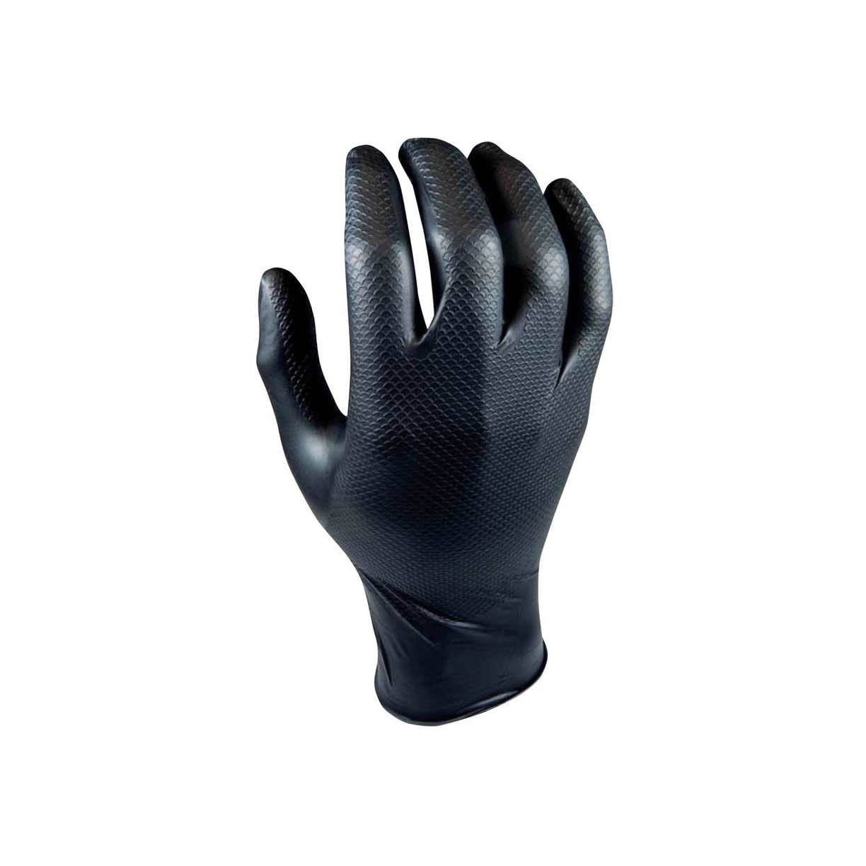 PROTECH crne nitrilne rukavice Profi Griff pakovanje 50 kom -  masineialati.ba - Profesionalni i hobi alati i mašine